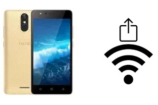 Générer un QR code avec la clé Wifi sur un Tecno WX3F LTE