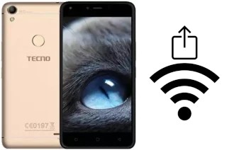 Générer un QR code avec la clé Wifi sur un Tecno WX4