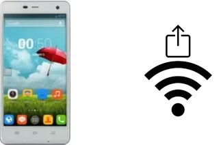 Générer un QR code avec la clé Wifi sur un THL 4000