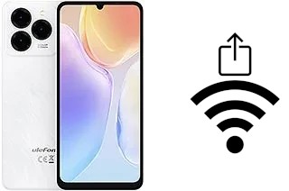 Générer un QR code avec la clé Wifi sur un Ulefone Note 20 Pro