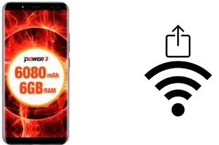 Générer un QR code avec la clé Wifi sur un Ulefone Power 3