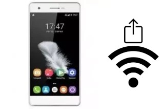 Générer un QR code avec la clé Wifi sur un Umax Visionbook P50 LTE