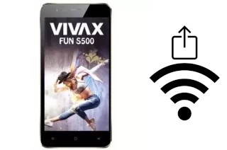 Générer un QR code avec la clé Wifi sur un Vivax Fun S500