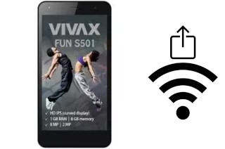 Générer un QR code avec la clé Wifi sur un Vivax Fun S501