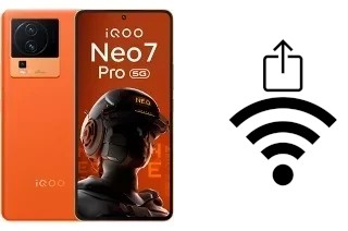 Générer un QR code avec la clé Wifi sur un vivo iQOO Neo 7 Pro