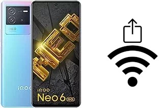 Générer un QR code avec la clé Wifi sur un vivo iQOO Neo 6