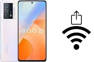 Générer un QR code avec la clé Wifi sur un vivo iQOO Z5