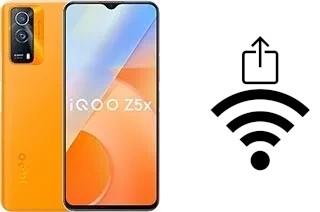 Générer un QR code avec la clé Wifi sur un vivo iQOO Z5x