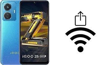 Générer un QR code avec la clé Wifi sur un vivo iQOO Z6 44W