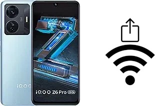 Générer un QR code avec la clé Wifi sur un vivo iQOO Z6 Pro