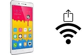 Générer un QR code avec la clé Wifi sur un vivo X5Max+