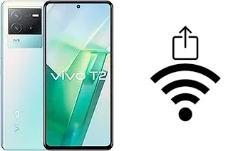 Générer un QR code avec la clé Wifi sur un vivo T2