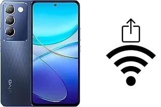 Comment générer un QR code avec le clé de sécurité réseau Wifi sur un vivo V30 SE