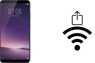 Générer un QR code avec la clé Wifi sur un Vivo V7Plus