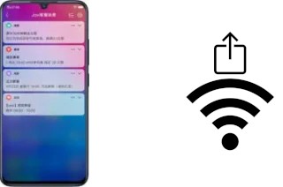 Générer un QR code avec la clé Wifi sur un Vivo X21s