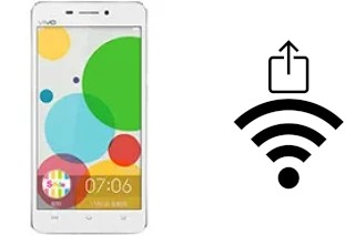 Générer un QR code avec la clé Wifi sur un vivo X5