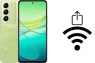 Générer un QR code avec la clé Wifi sur un vivo Y100 4G