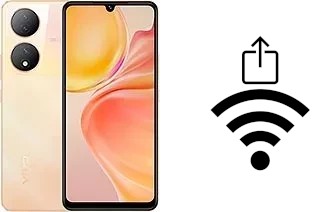 Générer un QR code avec la clé Wifi sur un vivo Y100