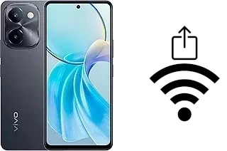 Générer un QR code avec la clé Wifi sur un vivo Y100i