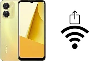 Générer un QR code avec la clé Wifi sur un vivo Y16