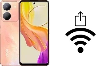 Générer un QR code avec la clé Wifi sur un vivo Y78