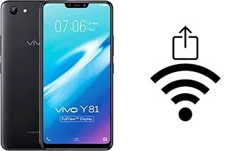 Générer un QR code avec la clé Wifi sur un vivo Y81