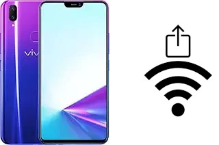 Générer un QR code avec la clé Wifi sur un vivo Z3x