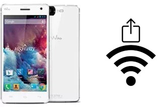 Générer un QR code avec la clé Wifi sur un Wiko Highway