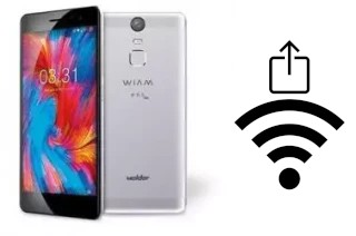 Générer un QR code avec la clé Wifi sur un Wolder Wiam 65 Lite