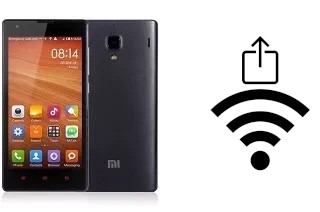 Générer un QR code avec la clé Wifi sur un Xiaomi Redmi 1S