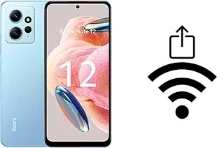 Générer un QR code avec la clé Wifi sur un Xiaomi Redmi Note 12 4G