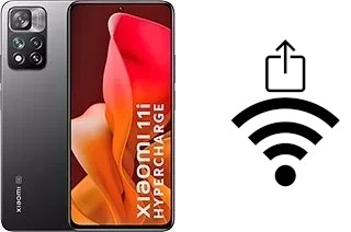 Générer un QR code avec la clé Wifi sur un Xiaomi 11i HyperCharge