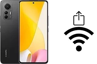 Générer un QR code avec la clé Wifi sur un Xiaomi 12 Lite