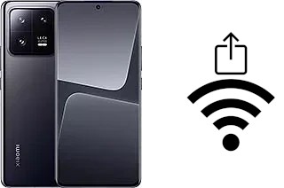 Générer un QR code avec la clé Wifi sur un Xiaomi 13 Pro