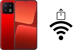 Générer un QR code avec la clé Wifi sur un Xiaomi 13