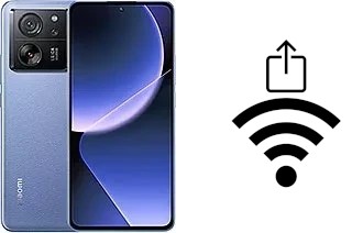 Générer un QR code avec la clé Wifi sur un Xiaomi 13T Pro