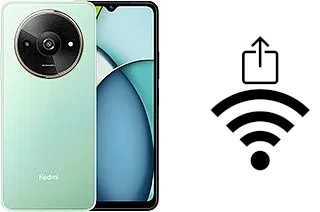 Comment générer un QR code avec le clé de sécurité réseau Wifi sur un Xiaomi Redmi A3x