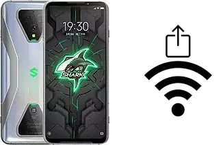 Générer un QR code avec la clé Wifi sur un Xiaomi Black Shark 3