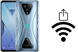 Générer un QR code avec la clé Wifi sur un Xiaomi Black Shark 3S