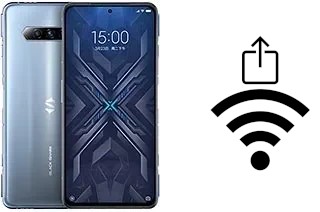 Générer un QR code avec la clé Wifi sur un Xiaomi Black Shark 4