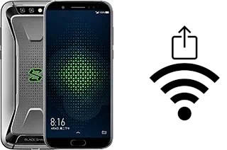 Générer un QR code avec la clé Wifi sur un Xiaomi Black Shark