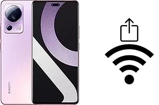 Générer un QR code avec la clé Wifi sur un Xiaomi Civi 2