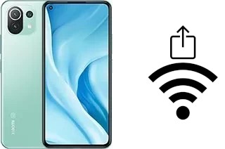 Générer un QR code avec la clé Wifi sur un Xiaomi Mi 11 Lite 5G