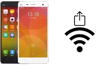 Générer un QR code avec la clé Wifi sur un Xiaomi Mi 4