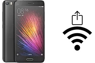 Générer un QR code avec la clé Wifi sur un Xiaomi Mi 5 High Edition