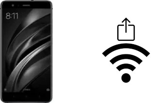 Générer un QR code avec la clé Wifi sur un Xiaomi Mi 5X