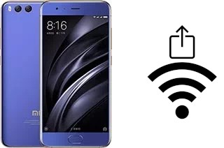 Générer un QR code avec la clé Wifi sur un Xiaomi Mi 6