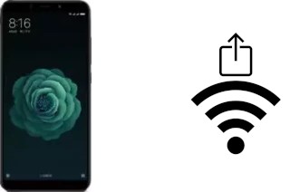 Générer un QR code avec la clé Wifi sur un Xiaomi Mi 6X