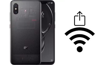 Générer un QR code avec la clé Wifi sur un Xiaomi Mi 8 Explorer Edition