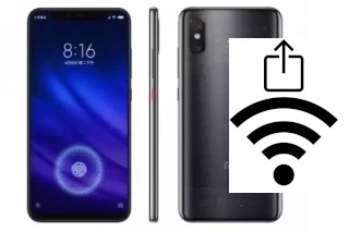 Générer un QR code avec la clé Wifi sur un Xiaomi Mi 8 Screen Fingerprint Edition